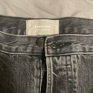 Everlane 90s cheeky cropped jeans size 32 in washed black